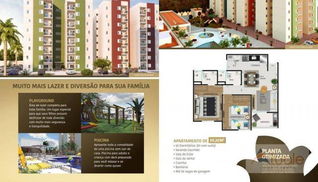 Apartamento com 2 dormitórios à venda, 59 m² - jardim santa rita i - nova odessa/sp - Foto 19