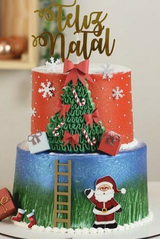 Bolos com decoração natalina - Foto 3