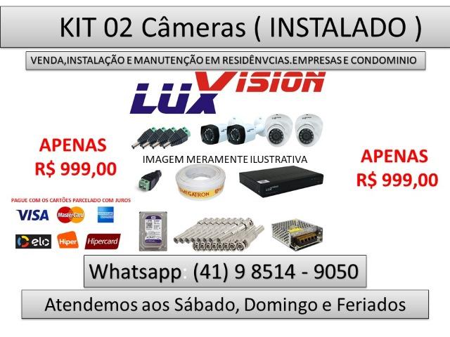 Câmeras já instalado R$ 999,00 agende hoje mesmo a sua instalação e proteja seu patrimonio