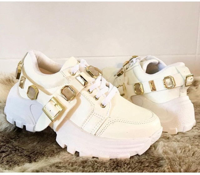 tenis estilo blogueirinha