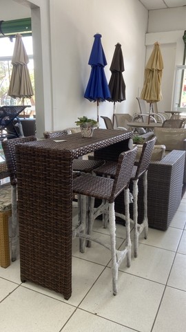 Banquetas estrutura alumínio revestimento fibra sintética  - Foto 2