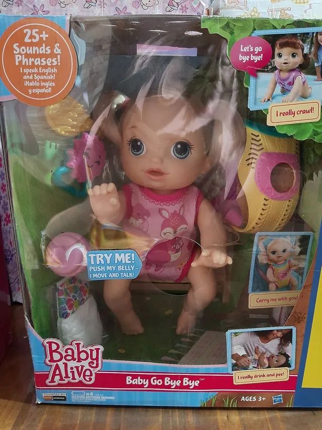 Boneca Hora da Papinha Negra Baby Alive Hasbro - Fátima Criança