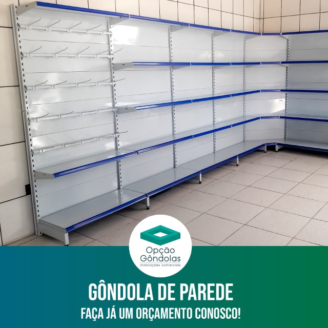 Gôndolas de Parede | Produto Novo