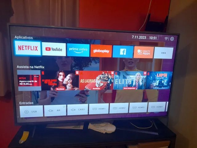 Fast Smart TV Philco 55” PTV55G20AGS 4K ATMOS Android TV Bivolt