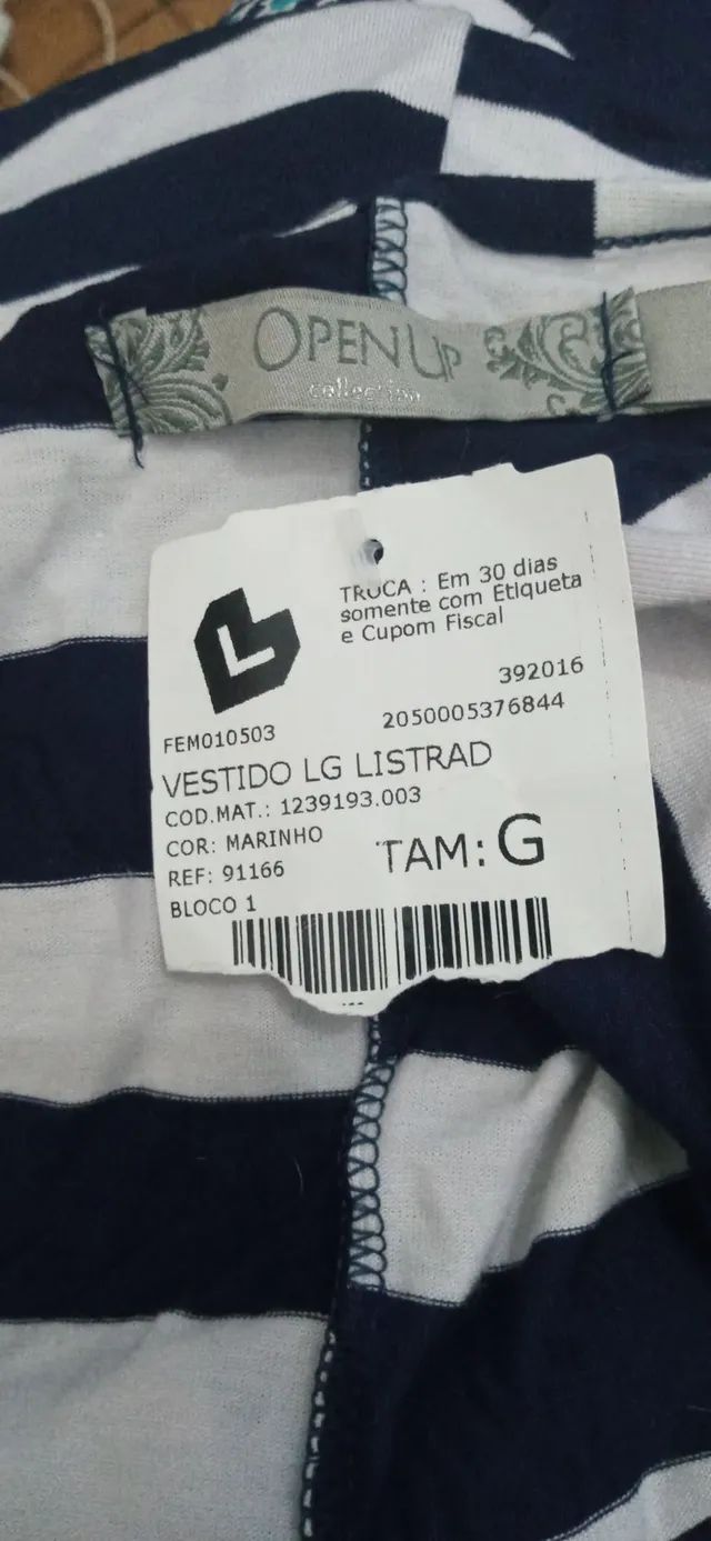 VESTIDO OPEN UP LONGO NOVO - G - - Foto 5
