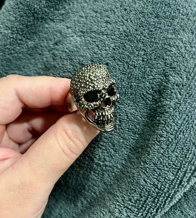 Anel de caveira - Foto 6