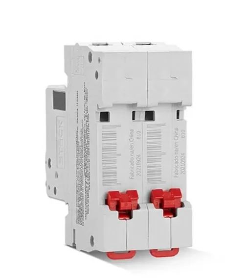 Disjuntor Bipolar 63A 2P CURVA C 3KA Steck SDD62C63 - Foto 2