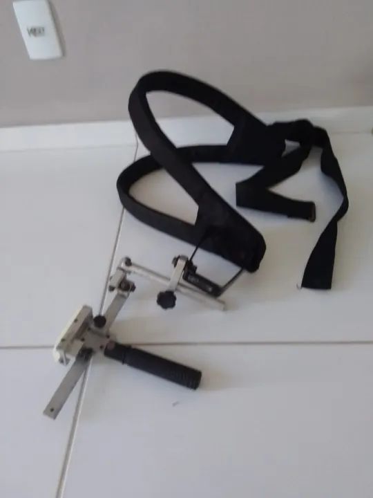 Suporte Estabilizador em liga de alumínio para Filmadoras e Câmeras  - Foto 6