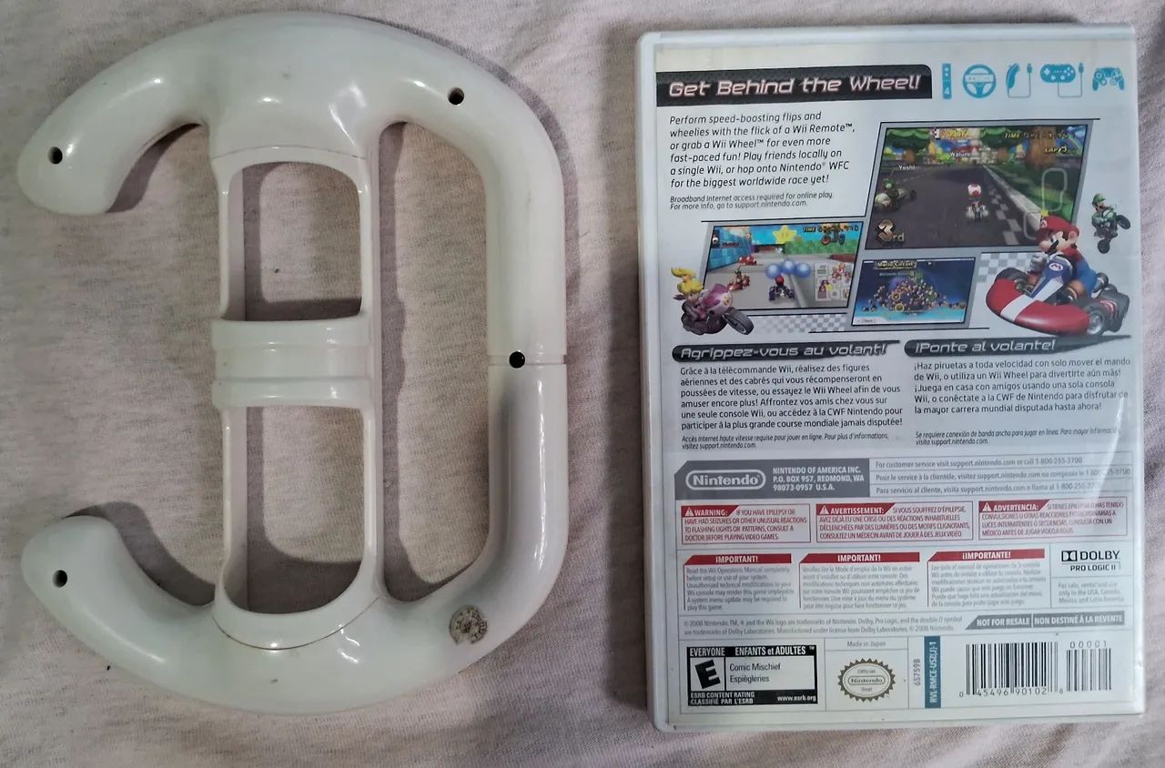 Mario Kart Wii original + Volante - Foto 4