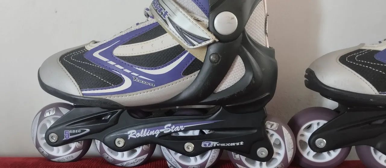 Patins In Line Rolling Star - Roxo  - TRAXART.  - Foto 2