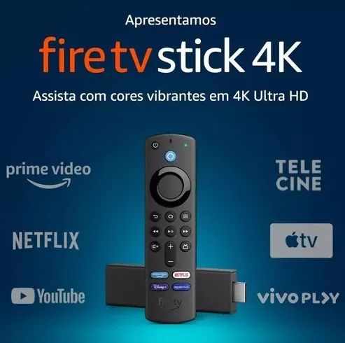 Fire Tv Stick 4K 3º Alexa Amazon Lacrado Global + Entrega Grátis - Foto 5