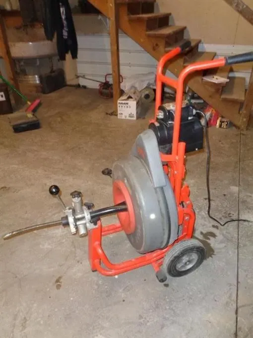 Máquina Desentupidora Ridgid k7500 - Funcionando Perfeito - Com cabo - Desentope tudo