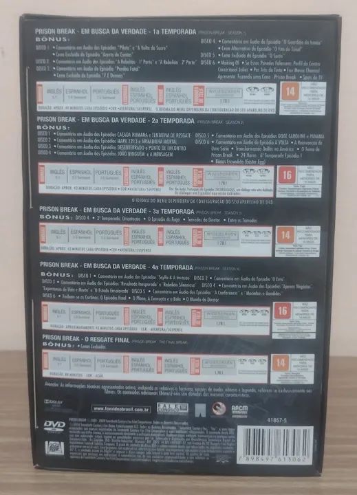 Prison Break - A Coleção Completa - DVD + O Resgate Final  - Foto 5
