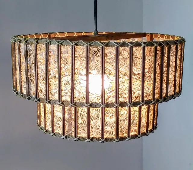 Luminária de teto, lustre Duo SI