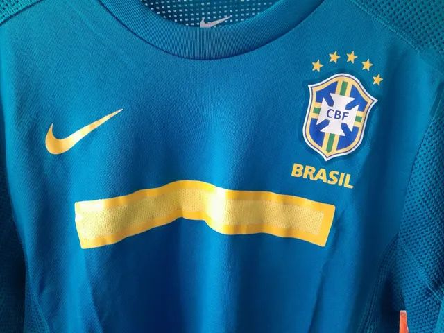 CAMISA SELECAO BRASIL NIKE COPA AMERICA 2011 ARGENTINA DE JOGO FRETE GRATIS - Foto 2
