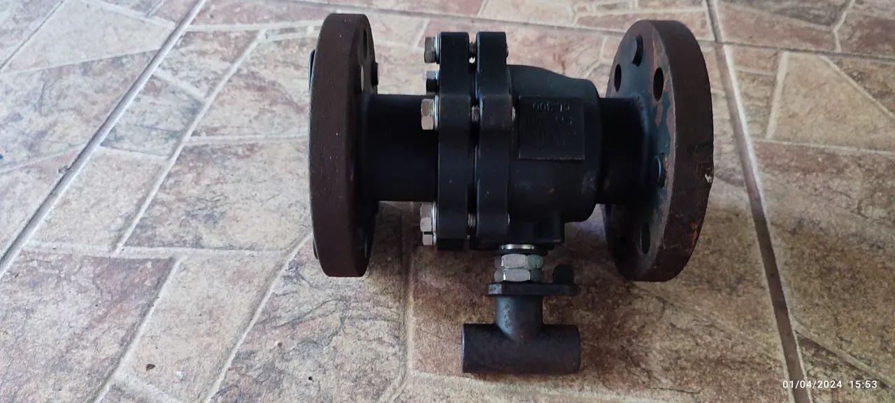 Válvula De Esfera Monobloco Mga 2 Pp Wcb Cl 300 - Foto 4