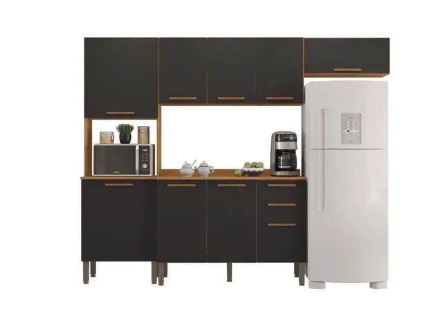 Cozinha Completa New  com Aéreo Triplo 4 peças l54 - Foto 3