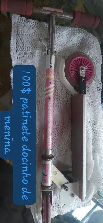 Patinete infantil menina Cupcake Queen