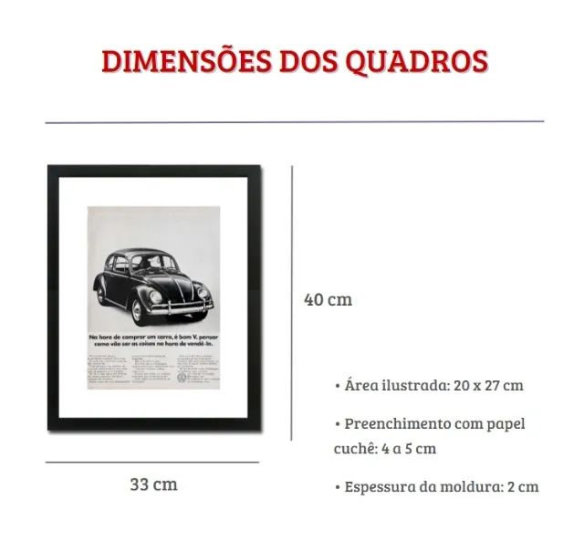Quadro decorativo Ford Belina I com propaganda original de época - Foto 4