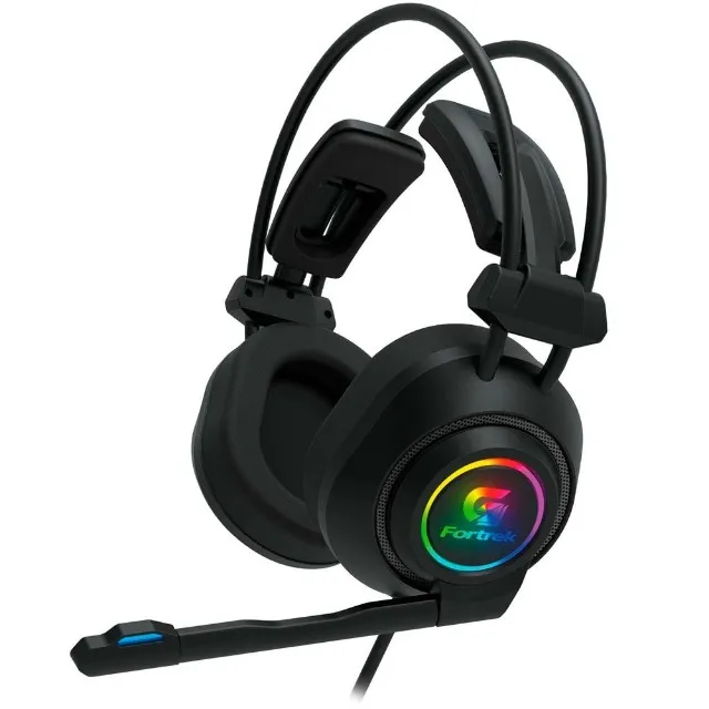 Headset Gamer Fortrek Vickers Led RGB P2 c/ Adaptador P3 - WZetta