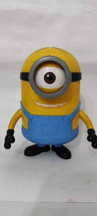 Boneco Minions Stuart Thinkways Usado  - Foto 2