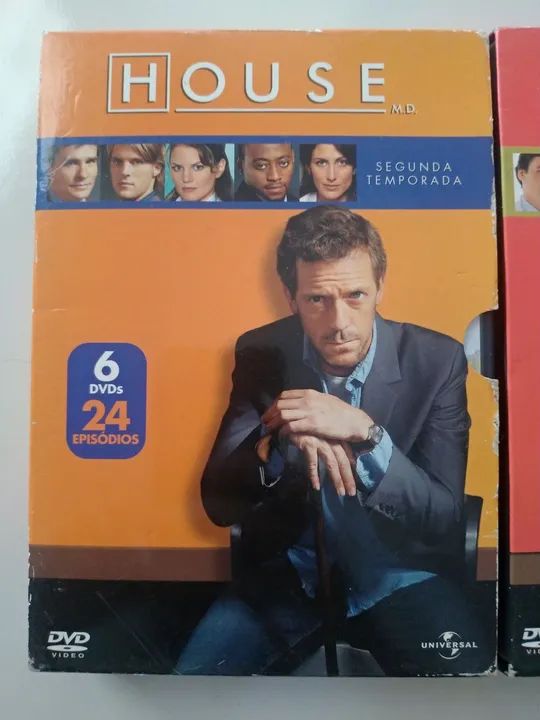 2 Box seriado house em dvd