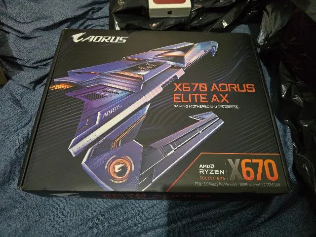 placa mãe x670 aorus elite ax