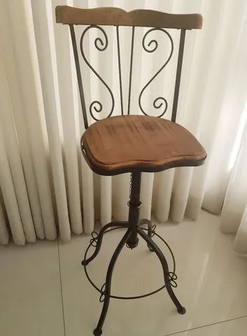 Banqueta Bistrô Ajustável Rococó  - Foto 2