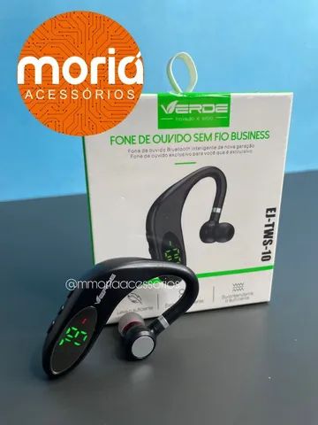 FONE DE OUVIDO DIGITAL BLUETOOTH SEM FIO COM VISOR BATERIA LONGA DURAÇÃO CHAMADA - Foto 2