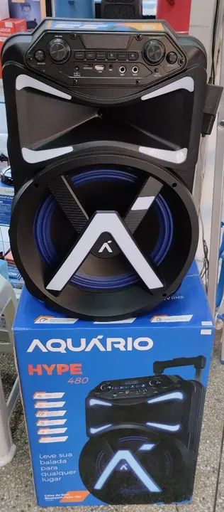 CAIXA DE SOM BLUETOOTH AQUÁRIO  - Foto 3