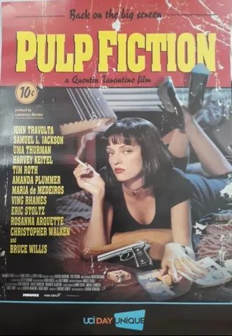 Pulp Fiction Kit combo Leia Anúncio Tempo de Violência Quentin Tarantino - Foto 3