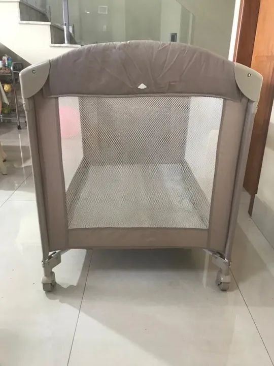 Berço Desmontável Camping Burigotto Begê