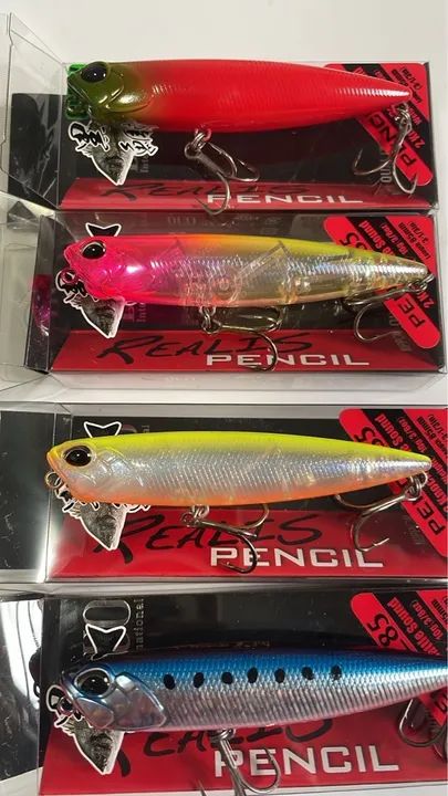 Iscas artificiais Realis Pencil - Diversas cores e tamanhos - Foto 2