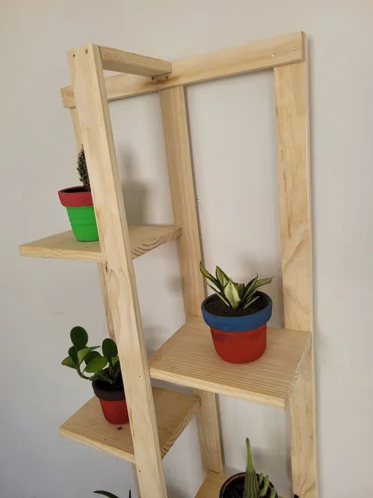 Prateleira de Madeira para Plantas - Foto 2