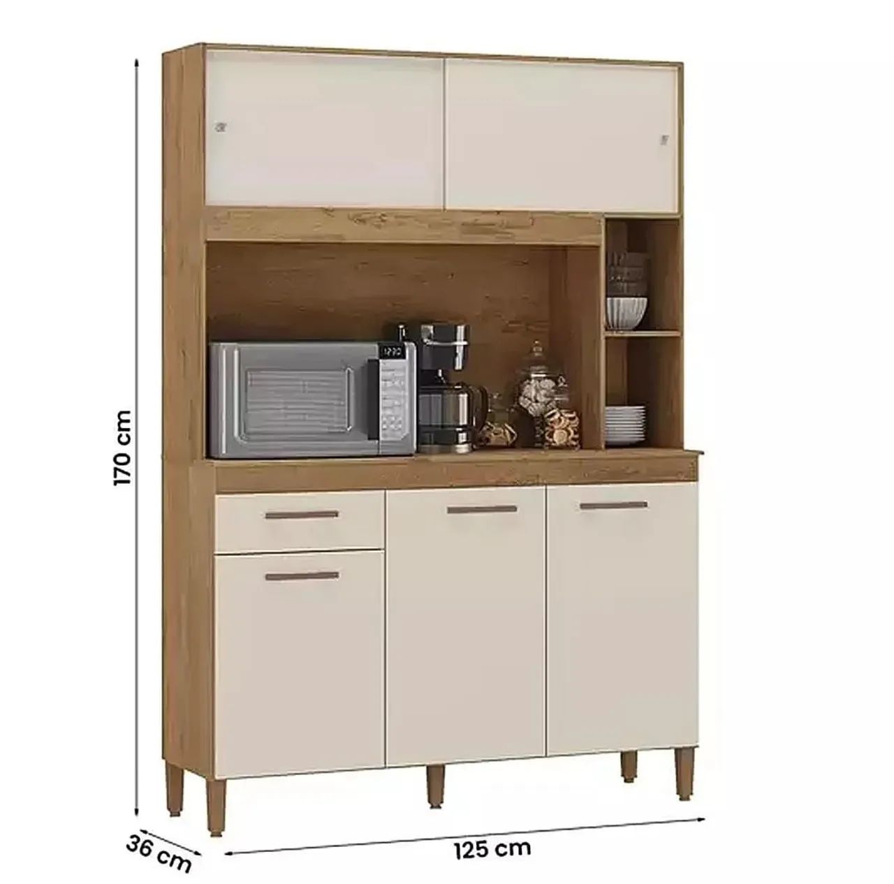 Cozinha ripado 3D _ Entrega grátis Fortaleza! - Foto 3