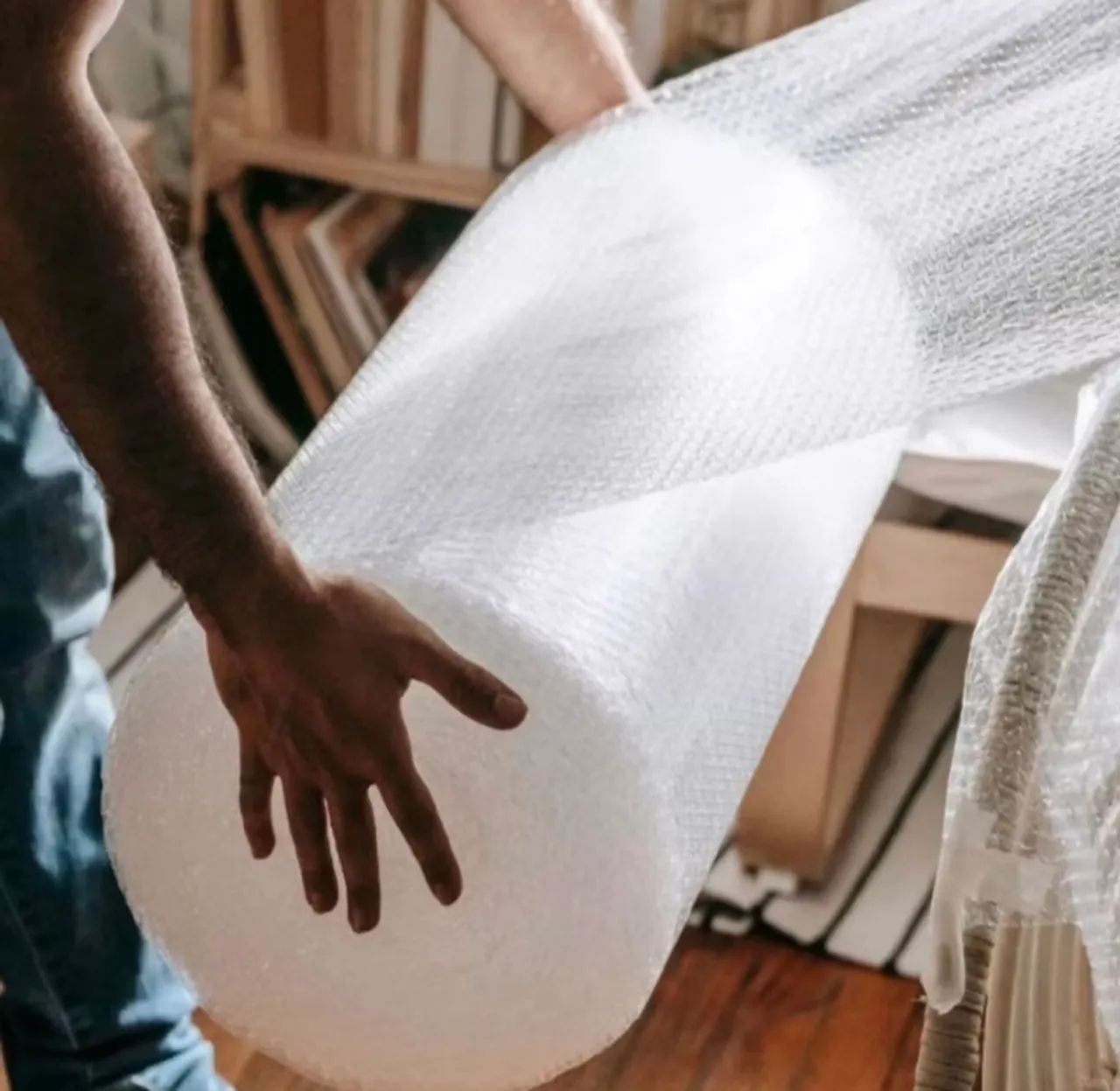 Vendo plástico bolha bobina