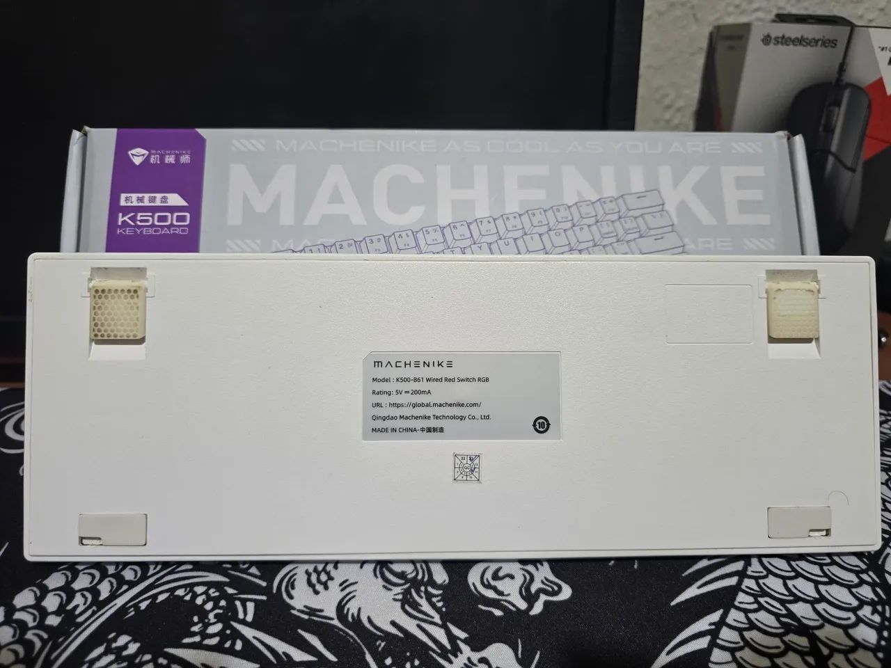 Teclado Machenike k500 b61 com melhorias64197819145857122