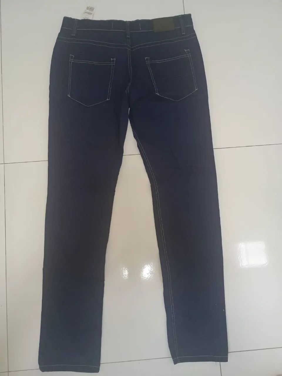 Calça Masculina Jeans Azul Escuro - Foto 2