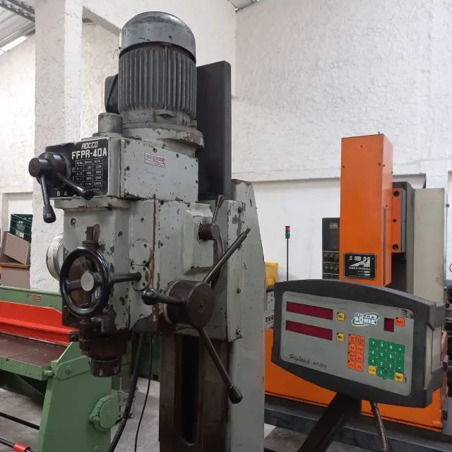 Furadeira Fresadora Rocco Ffpr-40 A Cone N° 4 / -- 90005 Nc Branco - Foto 5