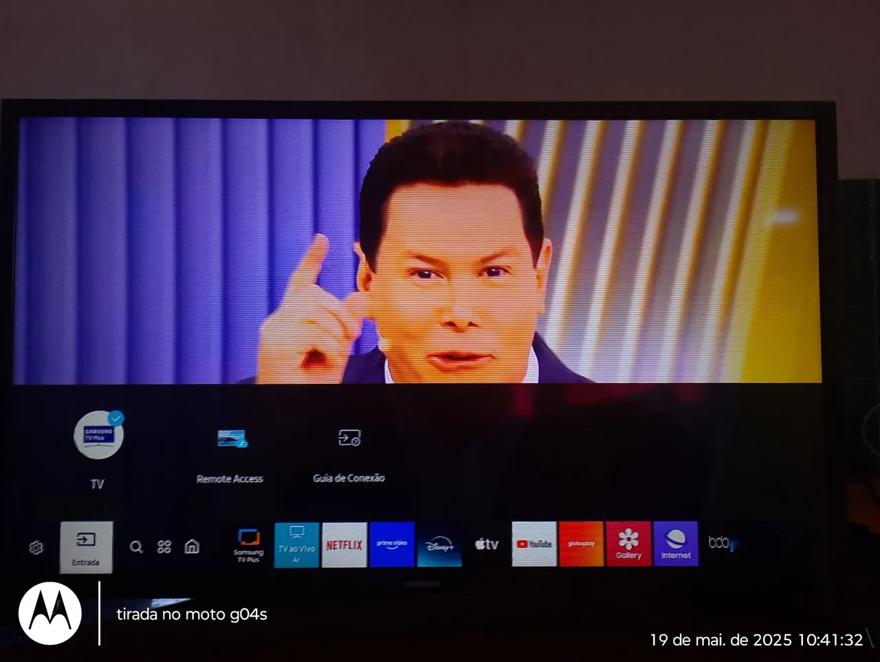 Smart TV Samsung com acesso a aplicativos
