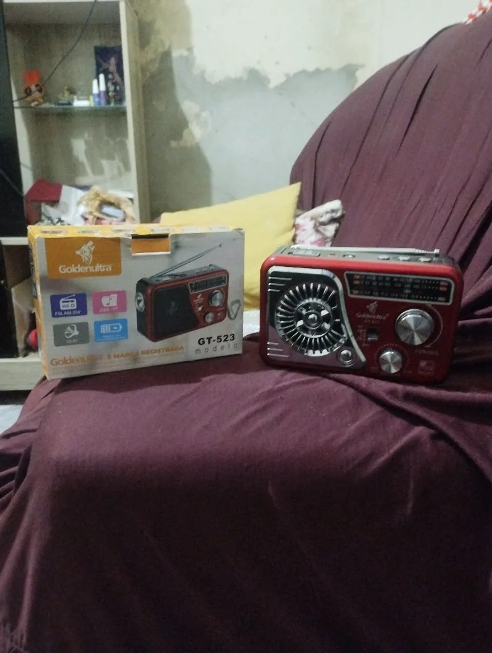 Rádio Goldenultra GT-523 FM/AM/SW PRA VENDER RAPIDO