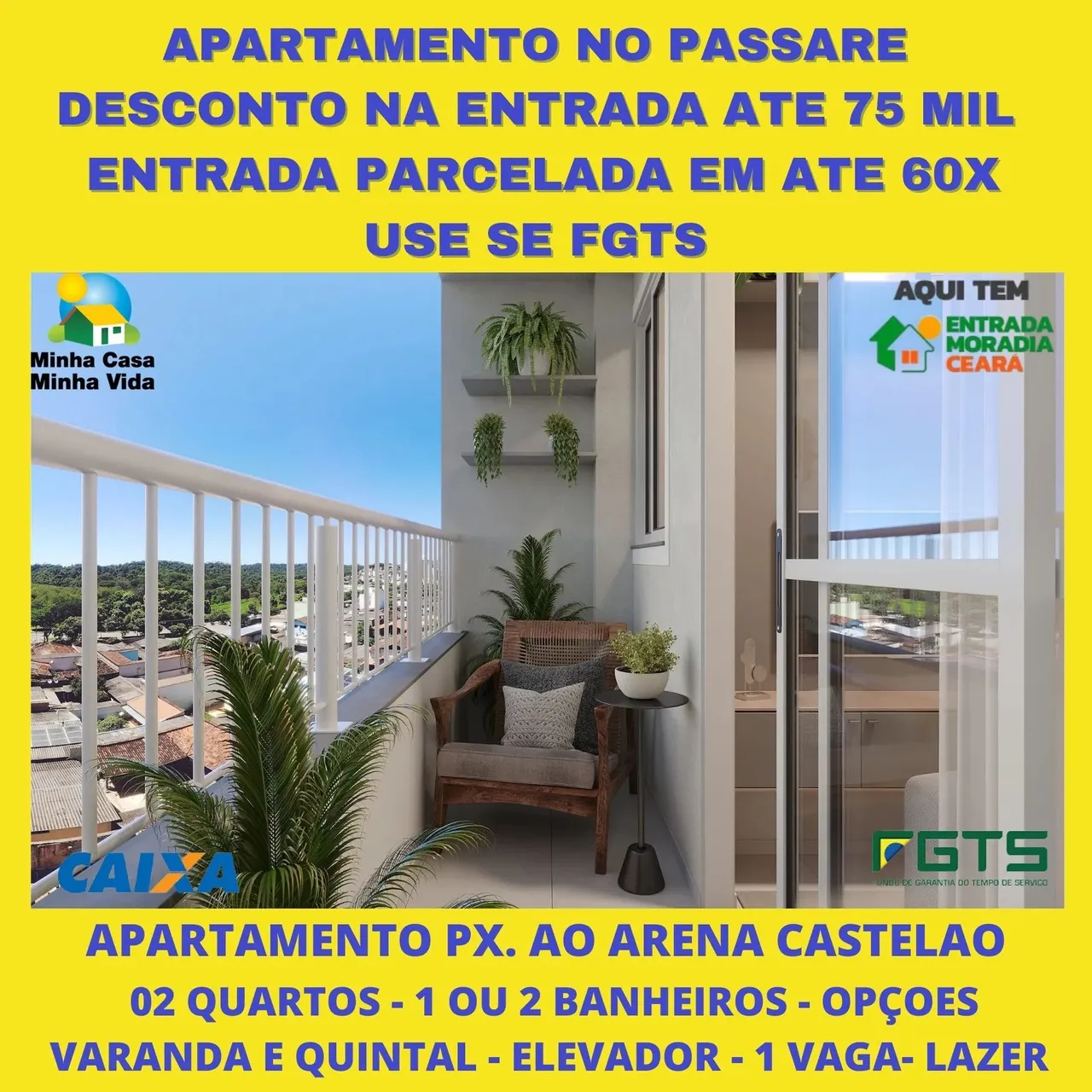 Imóvel para venda tem 48 metros quadrados com 2 quartos em Passaré - Fortaleza - CE
