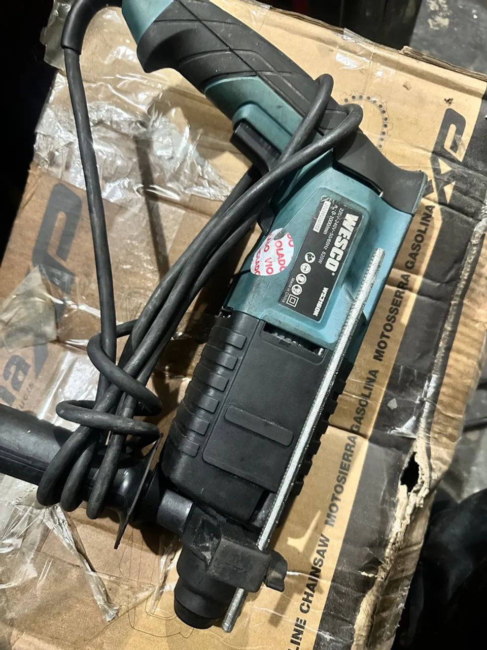 Furadeira de Impacto WESCO WS3160K defeito so martelete  - Foto 3