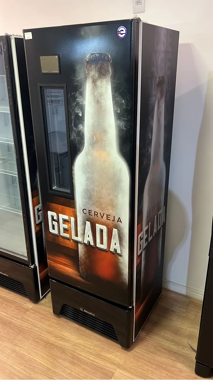Cervejeira Metalfrio 436 litros com visor nova pronta entrega 