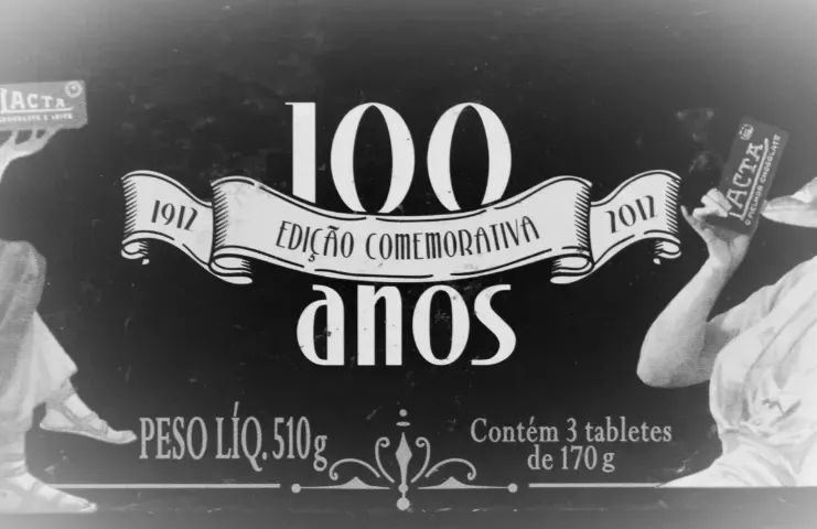 Lata Comemorativa 100 Anos Chocolates Lacta - 1912 - 2012 - Foto 5
