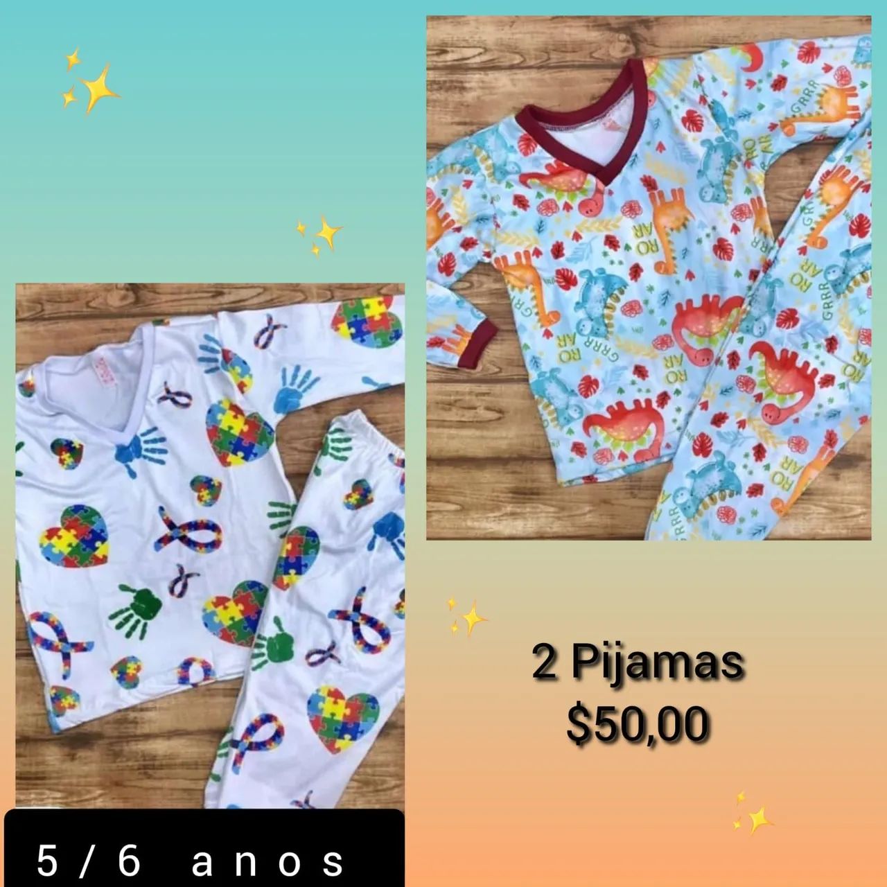 Kit 2 Pijamas infantis   - Foto 4