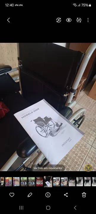 Cadeira de Rodas Manual - Nova - Foto 6