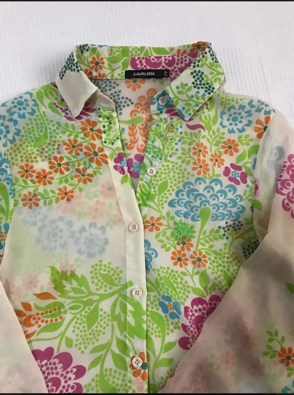 Camisa Cavalera Floral Colorida - Foto 5