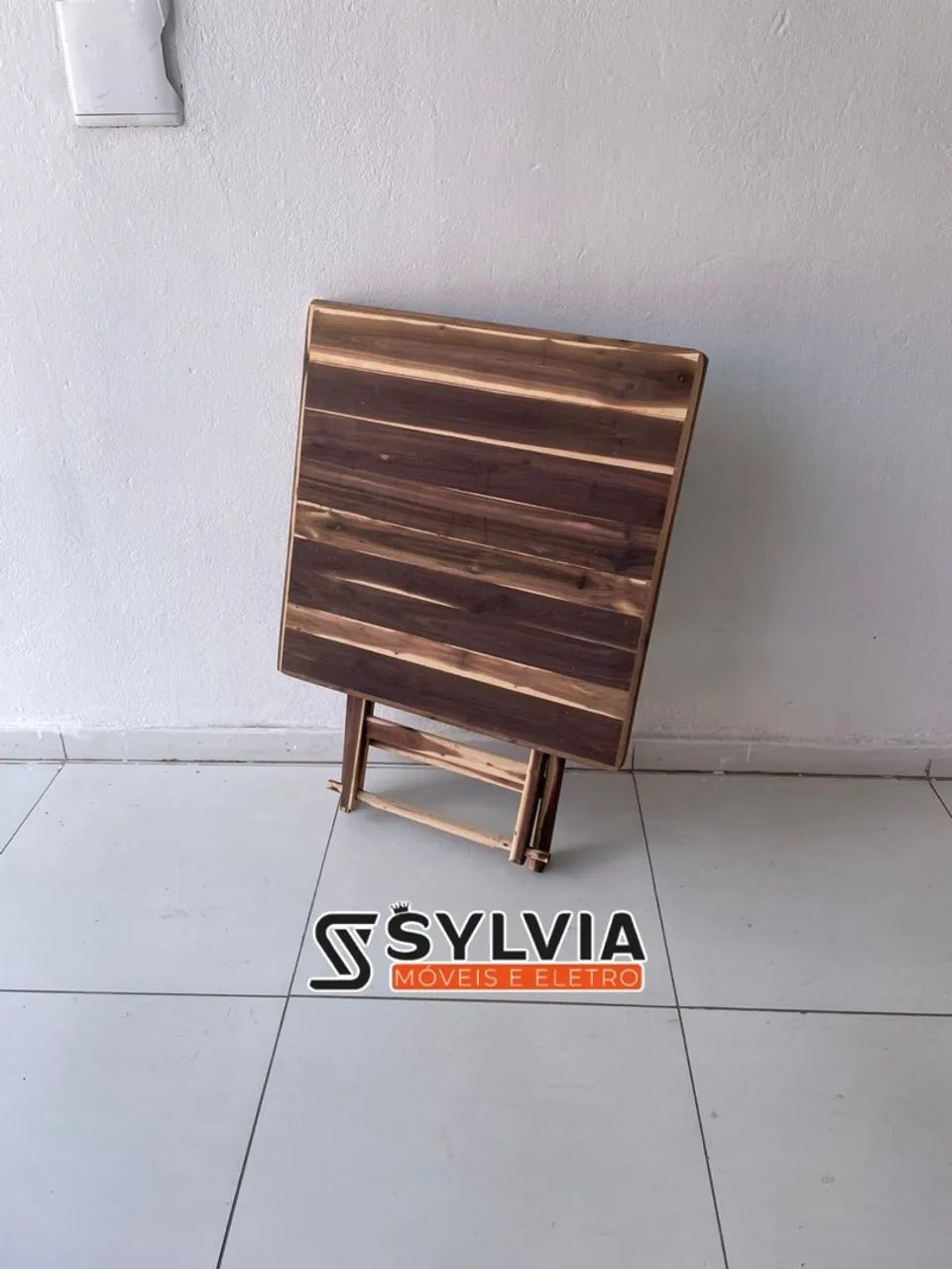 MESA EM MADEIRA DOBRÁVEL UNIDADE - Foto 4