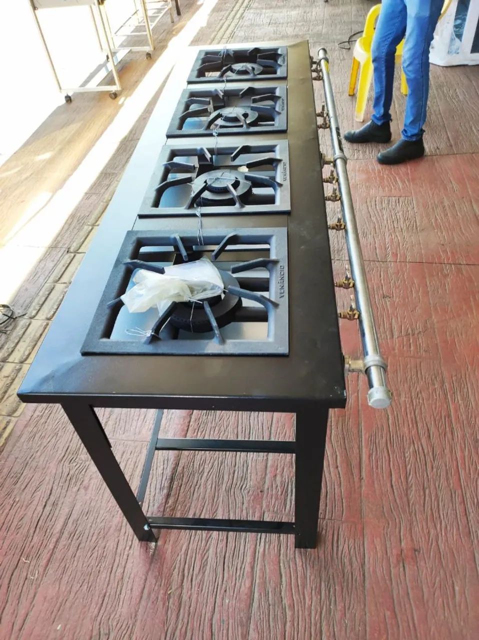 Fogão Industrial 4 Bocas - Novo!  - Foto 4